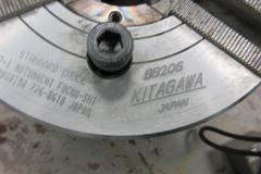Kitagawa B-206 6" 3-Jaw  Chuck, w Jaws, Fits Samsung Lathes in this Auction (Sub-Spindle)