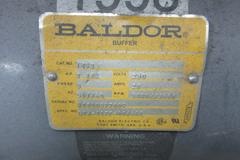 Baldor 1453 Double End Buffer, 7.5HP, Baldor Adjustable Speed Drive, Work Lights, Pedestal Base