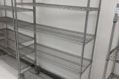 Seville NSF Wire Rack Cart, 5 Shelves