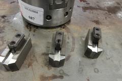Kitagawa B-206 6" 3-Jaw  Chuck, w Jaws, Fits Samsung Lathes in this Auction (Sub-Spindle)