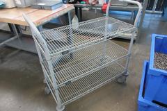 Wire Deck Shop Cart