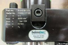 (2) Heimatec Straight ER32 Collet Live Milling Tool Holders for Samsung CNC Lathes