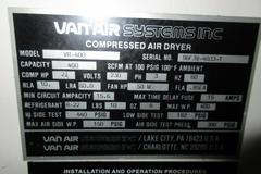 Van Air VR400 Refrigerant Air Dryer