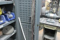 Heavy Duty Steel Cabinet with Contents -Buffing and Grinding Accessories