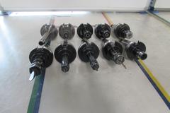(10) Collet Style Cat 40 Tool Holders: