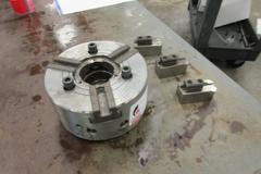 Kitagawa B-206 6" 3-Jaw  Chuck, w Jaws, Fits Samsung Lathes in this Auction (Sub-Spindle)