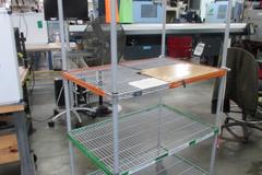 Rolling Wire Rack wit (4) Shelves