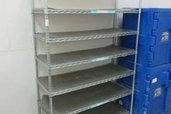 Portable Metro Rack, Stainless, 7 Shelves