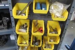 Heavy Duty 2-Door Cabinet with 4" Deep Storage Doors and Contents of EDM Fixtures