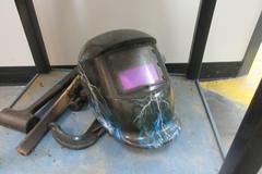 Chicago Welding MIG 170 Wire Feed Welder with Cables, Torch, Welding Helmet,  On Cart and More!