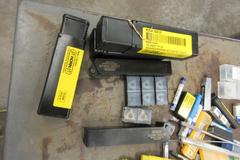 Cutting tools and Holders, Assorted Inserts