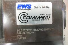 EWS Command Right-Angle Double ER25 Collet Live Milling Head for Samsung CNC Turning Center