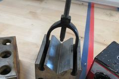 Assorted Holding Devices: Magnetic Vee Bloc Vee Block w Clamp, 1-2-3 Blocks, and More