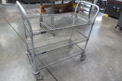 Wire Cart with (3) Shelves