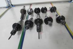 (10) Collet Style Cat 40 Tool Holders: