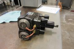 EWS Command Right-Angle Double ER25 Collet Live Milling Head for Samsung CNC Turning Center