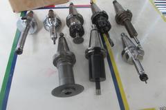 (8) Assorted Cat 40 Tool Holders: (2) ER32 Collet, (2) ER16 Collet and More