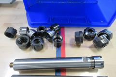 ER20 Round Shank Tool Holders, Approx  45 ER20 Flex Collets, Extra End Caps
