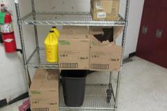 Portable Metro Rack, Stainless, 4 Shelves - No Contents