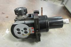 (2) Indexable Angle ER25 Collet Live Milling Tool Holders for Samsung CNC Lathes, +/- 120 Degree Index