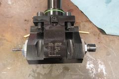 Heimatec Double-End Right-Angle Live Milling Tool Holder for Samsung CNC Lathes