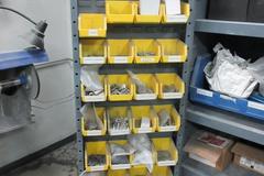 Heavy Duty Steel Cabinet with Contents -Buffing and Grinding Accessories
