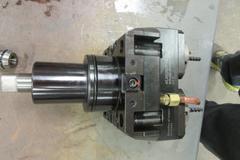 EWS Command Double Straight Live-Milling Tool Holder for Samsung CNC Lathe, ER25 Collet