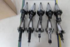(10) Collet Style Cat 40 Tool Holders