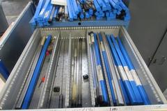 Hundreds of Gun Drills from .125" to .482" with Lista Style 9-Drawer Cabinet