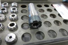 ER25 Collet Holder, ER25 Flex Collets, Collet Rack