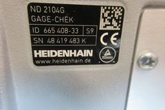 Heidenhain 2104G Gage Chek / Precision Gage and Tool P-400 Series MicroProcessor Control Box and Readout - NO SCALES or CABLES