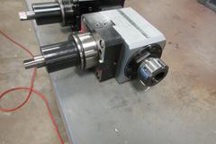 (2) EWS Right Angle ER32 Collet Live Milling Tool Holders for Samsung CNC Lathe