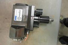 EWS Command Right-Angle Double ER25 Collet Live Milling Head for Samsung CNC Turning Center