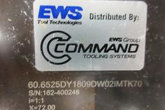 EWS Command Right-Angle Double ER25 Collet Live Milling Head for Samsung CNC Turning Center