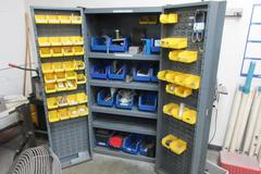 Heavy Duty Steel Cabinet and Contents