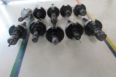 (10) Collet Style Cat 40 Tool Holders: