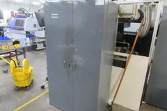 Heavy Duty 2-Door Cabinet with 4" Deep Storage Doors and Contents of EDM Fixtures