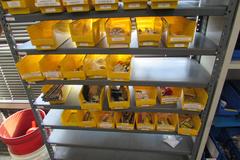 Metal Shelf Unite with Contents