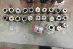 ER32 Collet Tool Holders, Round Shank, ER32 Collets, Extra End Caps