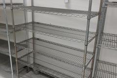 Uline Portable Metro Rack, Stainless, 6 Shelves