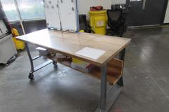 Rolling Bench with White Board