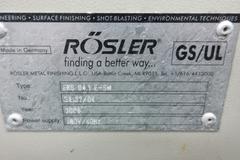 Rosler FKS 04.1 E-SM Centrifugal Disc Finishing Machine, Variable Speed with Power Tilt