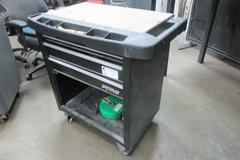 Waterloo Tool Cabinet with Contents - Weld Gloves and Vise - Portable