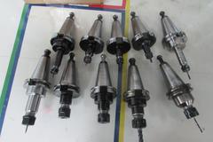 (10) ER16 and ER20 Collet Style Cat 40 Tool Holders
