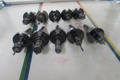 (10) Collet Style Cat 40 Tool Holders: