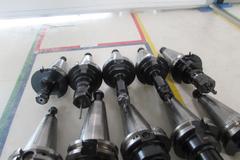 (10) Collet Type Cat 40 Tool Holders