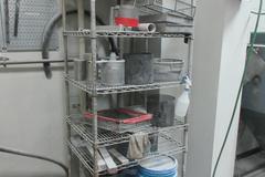 Nexel Wire Deck NSF Portable Shelving Unit - with Contents