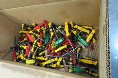 Large Amount of T-Handle Allen Wrenches