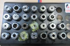 ER-32 Flex Collets and Metal Divider Rack