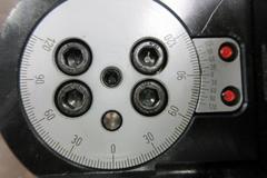 (2) Indexable Angle ER25 Collet Live Milling Tool Holders for Samsung CNC Lathes, +/- 120 Degree Index